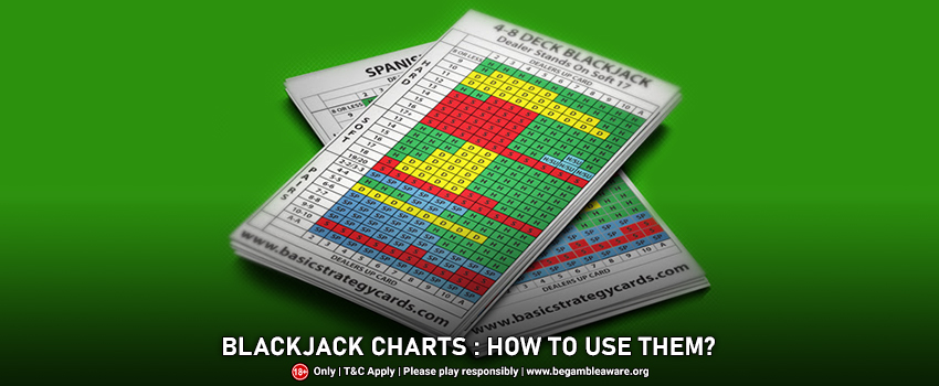 How to use blackjack charts for strategy?