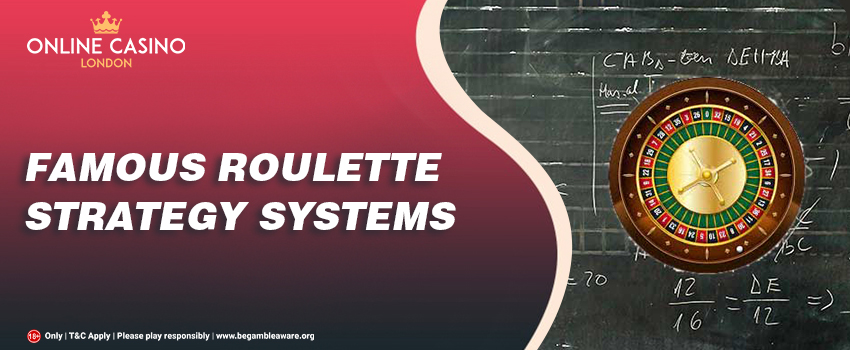 Famous Roulette Strategy Systems That You Ought to Try