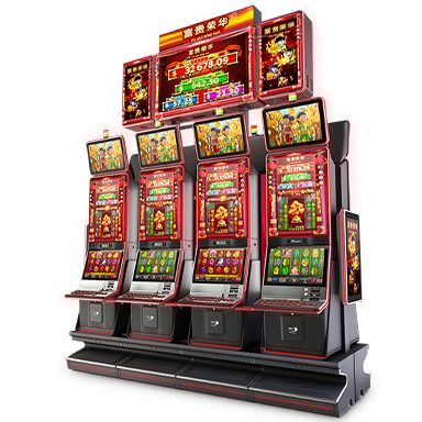 Slot machines with progressive jackpots